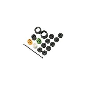 Kit de connecteurs 7 pôles ASS2 (jeu de 2 GAUCHE jaune/DROIT vert)