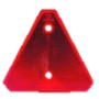 Catadioptre triangle plastique