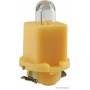 Ampoule culot plastique JAUNE (x10) 24 V 1,2 W EBSR4