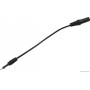 Ligne de mesure Fiche ronde Diam.1,5 mm Long.câble110 mm NOIR
