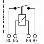 Relais à Courant de Travail 24V 40A (2 x 6.3) + (2 x 9.5mm) éclisse