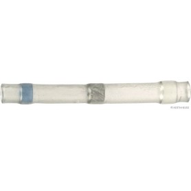 Connexion soudée TE (x50) blanc/bleu 0,1mm²/0,5mm²L.26 mmDiam.1,7mm