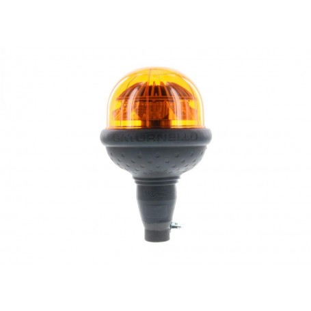 Gyrophare LED Flex Rota Orange SATURNELL H204 130mm 12/24V