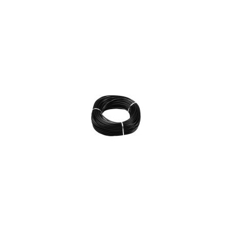 Gaine souplisseau noire en PVC Aspect satiné (x25) diam.inter.8mm Ep