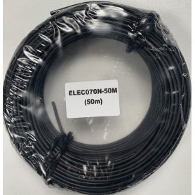Bobine Câble monoconducteur 2.5mm² NOIR (50M)
