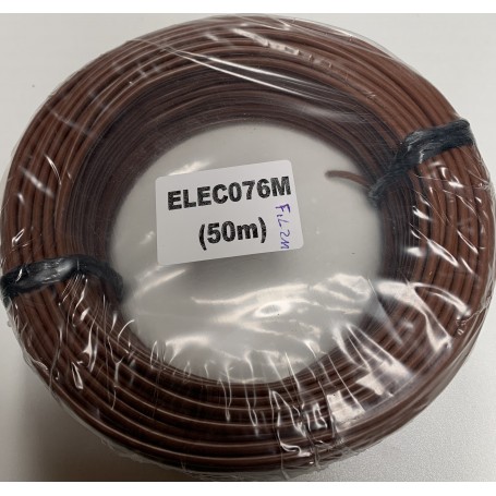 Câble MARRON monoconducteur 3mm2 (x25)