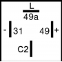 Centrale clignotante 24V 2+1x21+5 (6x21)W